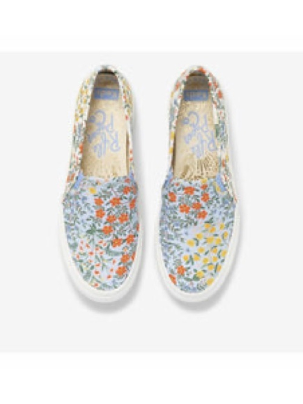 Keds Rifle Paper Wildwood Floral Slip-On Sneakers - 7 Wide